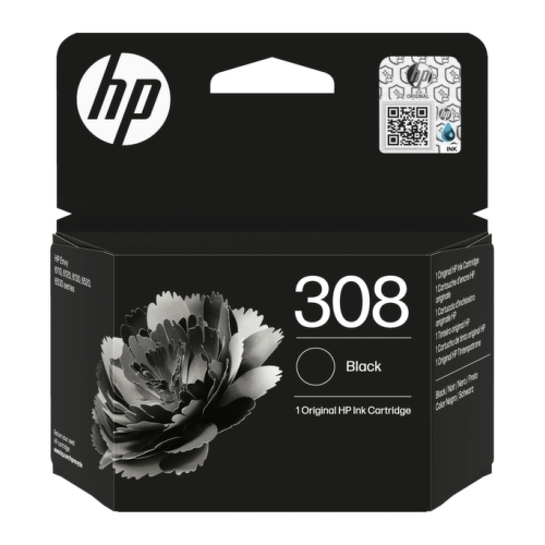 HP 308 Negro Cartucho de Tinta Original - 7FP21UE - HP 301722