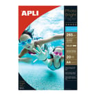 Apli Papel Fotografico Photobright Resistente Al Agua A4 265g 20 Hojas - APLI 10123