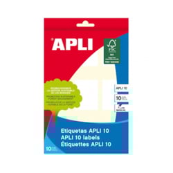 Etiquetas 032x041mm 10Fls A5 Branco Apli 90un - APLI APL1649
