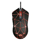 Trust Gaming GXT 133 Locx USB Mouse 4000dpi - 6 botões - Iluminação LED - Cabo trançado de 1,80 m - Uso ambidestro - Preto - Trust 22988