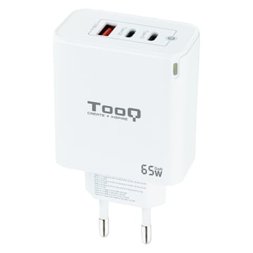 Carregador de parede Tooq GaN 2 USB-C/PD + USB-A/QC 65W - Branco - Tooq 198146