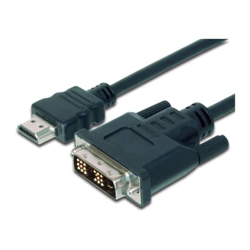 DIGITUS CABO HDMI TYPE A-DVI-D (18+1) 2MT - DIGITUS AK-330300-020-S