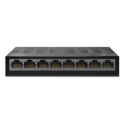 TP-Link Switch de secretária LiteWave de 8 portas Gigabit, com 8 portas Gigabit RJ45 e caixa de plástico - TP-Link LS1008G