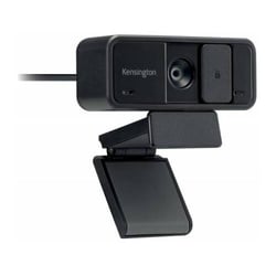 Kensington W1050 Câmara Web 1080P de ângulo amplo e focagem fixa - Vídeo nítido e sensor grande - Ajuste manual e campo de visão diagonal de 95° - Preto - Kensington K80251WWWW - Kensington K80251WWWWW - Kensington K80251WWWWW