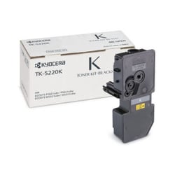 Cartucho de toner original preto Kyocera TK5220 - Substitui 1T02R90NL1/TK5220K - Kyocera TK5220K