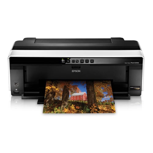 Epson Stylus Photo R2000, Jato de tinta, 5760 x 1440 DPI, 5" x 7" (13x18 cm), Wi-Fi, Preto - Epson C11CB35311