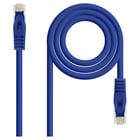 Cabo de rede nanocabo RJ45 LSZH Cat.6a UTP AWG24 1m - Cor azul - Nanocable 10.20.1801-BL
