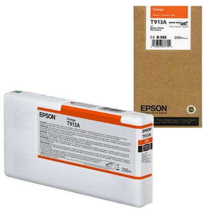 Epson T913A tinteiro 1 unidade(s) Original Rendimento padrão Laranja - Epson C13T913A00
