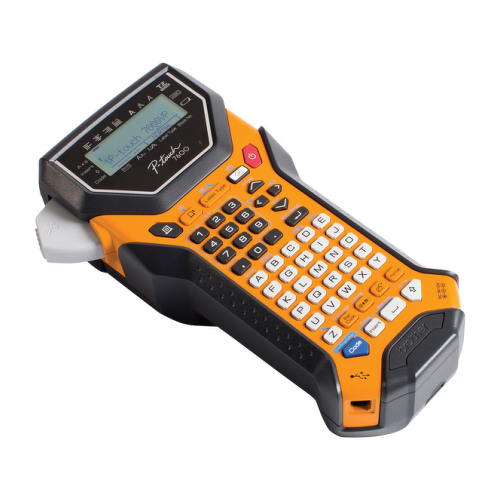 Brother P-touch 7600VP, ABC, TZ, 180 x 180 DPI, 10 mm/seg, AA, Preto, Laranja - Brother PT7600VP