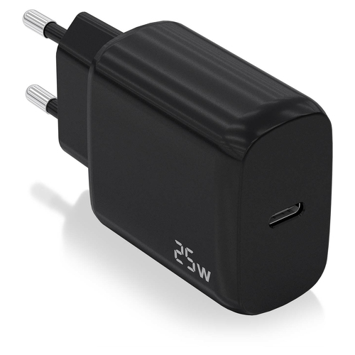 Aisens Carregador USB-C PD3,0 1 Puerto 1xUSB-C 25W Preto - Aisens A110-0757