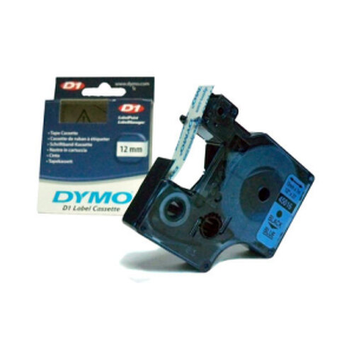Fita Gravacao Dymo 12mmX7m Texto Preto / Fundo Azul (45016) - Dymo 12745016