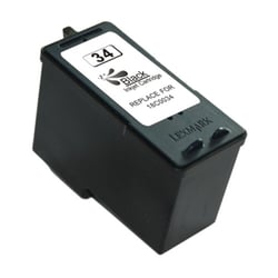 Cartucho de tinta genérico preto Lexmark 34 - substitui 18C0034E - Lexmark LXI-34