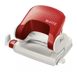 Furador 16 Folhas Leitz 5038 Vermelho - Leitz 5325038VM