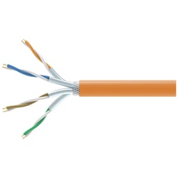 EQUIP BOBINE CABO DE REDE LARANJA 1000M CAT7 S/FTP (S-STP) - Equip 404553