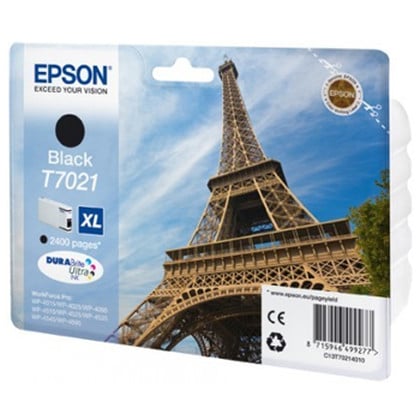 Epson Eiffel Tower Série WP4000/4500 Tinteiro XL Preto C13T7021 2,4k - Epson C13T70214010