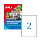 Etiquetas Removiveis 210x148 100 Folhas A4 200un - APLI APL3059