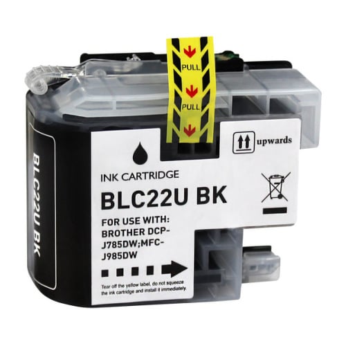 Brother LC22U Cartucho de Tinta Genérico Preto - Substitui LC22UBKBP - BI-LC22UBK