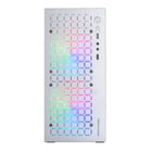 Caixa MARS GAMING MC-CORE FULL METAL MICRO-ATX CASE, GLASS, FRONT MESH, 2X 120MM FRGB FAN, WHITE - Mars Gaming MCCOREW