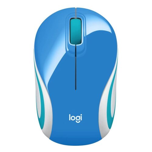 Logitech M187 Teclado sem chip de 1000 dpi - 3 botões - Funcionamento ambidestro - Azul - Logitech 910-002733