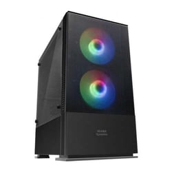Caixa mini torre Mars Gaming MCZ Micro ATX, Mini-ITX - Painel lateral em acrílico - Iluminação RGB - Tamanho do disco rígido 2,5", 3,5" - USB-A 3.0, USB-A 2.0 e áudio - 2 ventoinhas de 120 mm incluídas - Mars Gaming MCZ