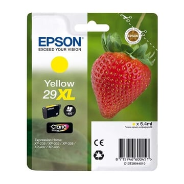 Cartucho de tinta original amarelo Epson T2994 (29XL) - C13T29944012 - Epson C13T29944012