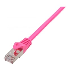 EQUIP CHICOTE CAT6 S/FTP LSZH 0.5MT ROSA - Equip 605587