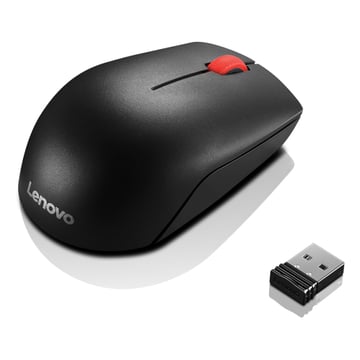 Lenovo Essential Compact Wireless Mouse - Lenovo 4Y50R20864