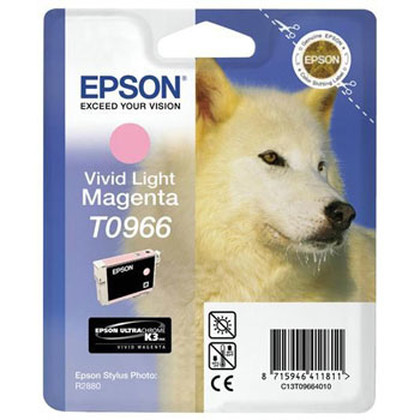 Epson Husky Tinteiro Vivid Magenta Claro T0966 Tinta UltraChrome K3 - Epson C13T09664010