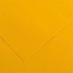 Cartolina 50x65cm Amarelo Torrado 185g 1 Folha Canson - Canson 17240222