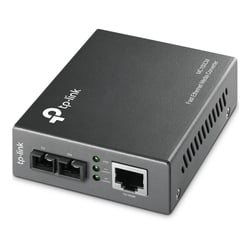 TP-Link Conversor de RJ45 de 10/100 Mbps para fibra SC multimodo de 100 Mbps, full-duplex até 2 km - TP-Link MC100CM