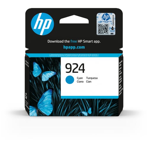HP 924 Cyan Cartucho de Tinta Original - 4K0U3NE - HP 4K0U3NE