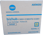 Cartucho de Toner Original Amarelo Konica Minolta TNP49 - TNP49Y/A95W250 - Konica Minolta A95W250