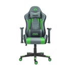 Cadeira Gaming Premium Cromad - Base 350mm - Pistão a gás Classe 2 - Ajustável em altura - Hastes de nylon 60mm - Preto/Verde - Cromad 240307