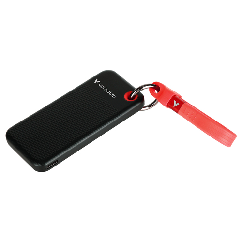 Verbatim SSD Externo Pocket 128 GB USB-C Preto/Vermelho - Verbatim 32434