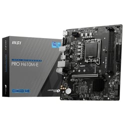 MSI PRO H610M-E LGA1700 2xDDR5 VGA/HDMI mATX MB - MSI 911-7D48-070