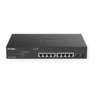 D-Link Semi-Manageable Switch 8 Portas Gigabit PoE 130W + 2 Portas Combo - D-Link DGS-1100-10MPV2/E