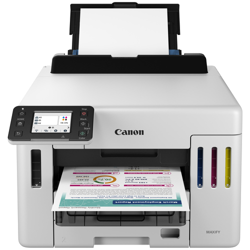 Canon MAXIFY GX5550, Cor, 600 x 1200 DPI, 4, A4, 45000 páginas por mês, Impressão Duplex - Canon 6179C006