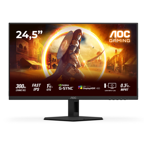 AOC MONITOR FAST IPS 25" 16:9 FHD 1MS 300HZ HDMI DP 25G4SRE - AOC 25G4SRE