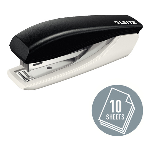 Agrafador Mini Nº10 10 Folhas Leitz 5517 Preto - Leitz 5051014
