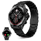 Ksix Smartwatch Titanium - Monitorização do ritmo cardíaco e do sono - Preto - Ksix 244392