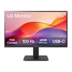 Monitor LG 23,8" Curvo 1500R VA FullHD 100Hz HDR 10 - Resposta de 5ms - 16:9 - HDMI, USB-C - VESA 100x100mm - LG 24U421A-B