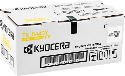 Cartucho de toner original amarelo Kyocera TK5440 - 1T0C0AANL0/TK5440Y - Kyocera TK5440Y