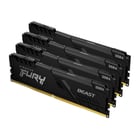 KINGSTON MEM 128GB 3200MHz DDR4 CL16 DIMM (KIT 4) FURY BEAST BLACK - Kingston KF432C16BBK4/128