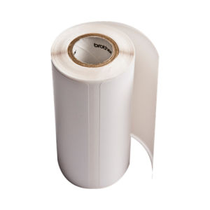 12 Rolos de Etiquetas Pré-Cortadas 76,2mm x 44mm (335 etiquetas) (Ø66mm) - Brother RDP09E1