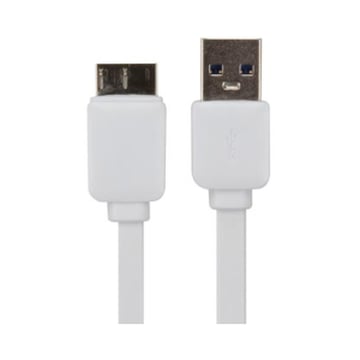 Cabo USB 3.0 para micro-USB 3.0 Branco 1m - Velleman VELPCMP89W