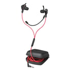 Trust Gaming GXT 408 Auscultadores Cobra com microfone - Microfone amovível - Multiplataforma - Altifalantes activos de 10 mm - Cabo vermelho de 1,20 m - Preto - Trust 23029