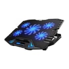 EWENT NOTEBOOK COOLING 17" MULTI-ANGLE STAND 5 LED FANS 2 USB - Ewent EW1259