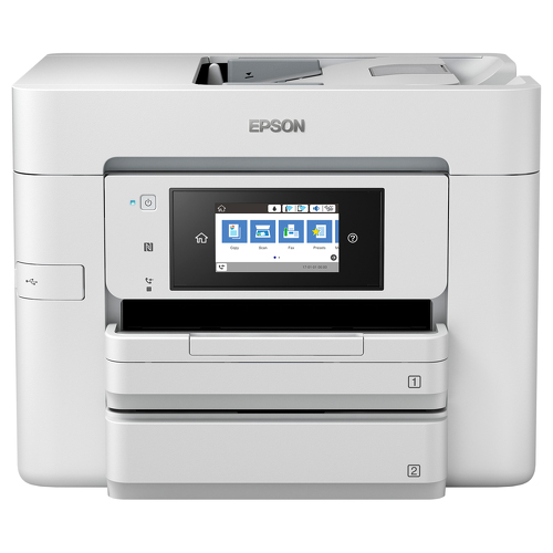 Epson WorkForce Pro WF-4745DTWF, Jato de tinta, Impressão a cores, 4800 x 1200 DPI, A4, Impressão directa, Cinzento - Epson C11CF75403