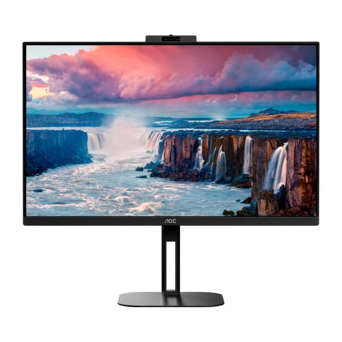 AOC MONITOR IPS 27" 16:9 QHD HDMI DP USB-C COLUNAS HAS WEBCAM Q27V5CW/BK - AOC Q27V5CW/BK