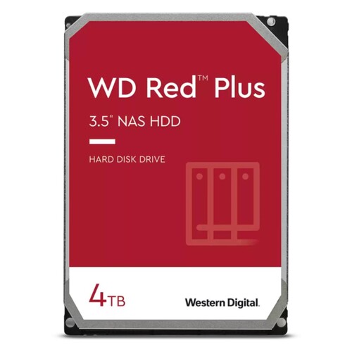 Unidade de disco rígido interna WD Red 3,5" 4TB NAS SATA3 - Western Digital 227852